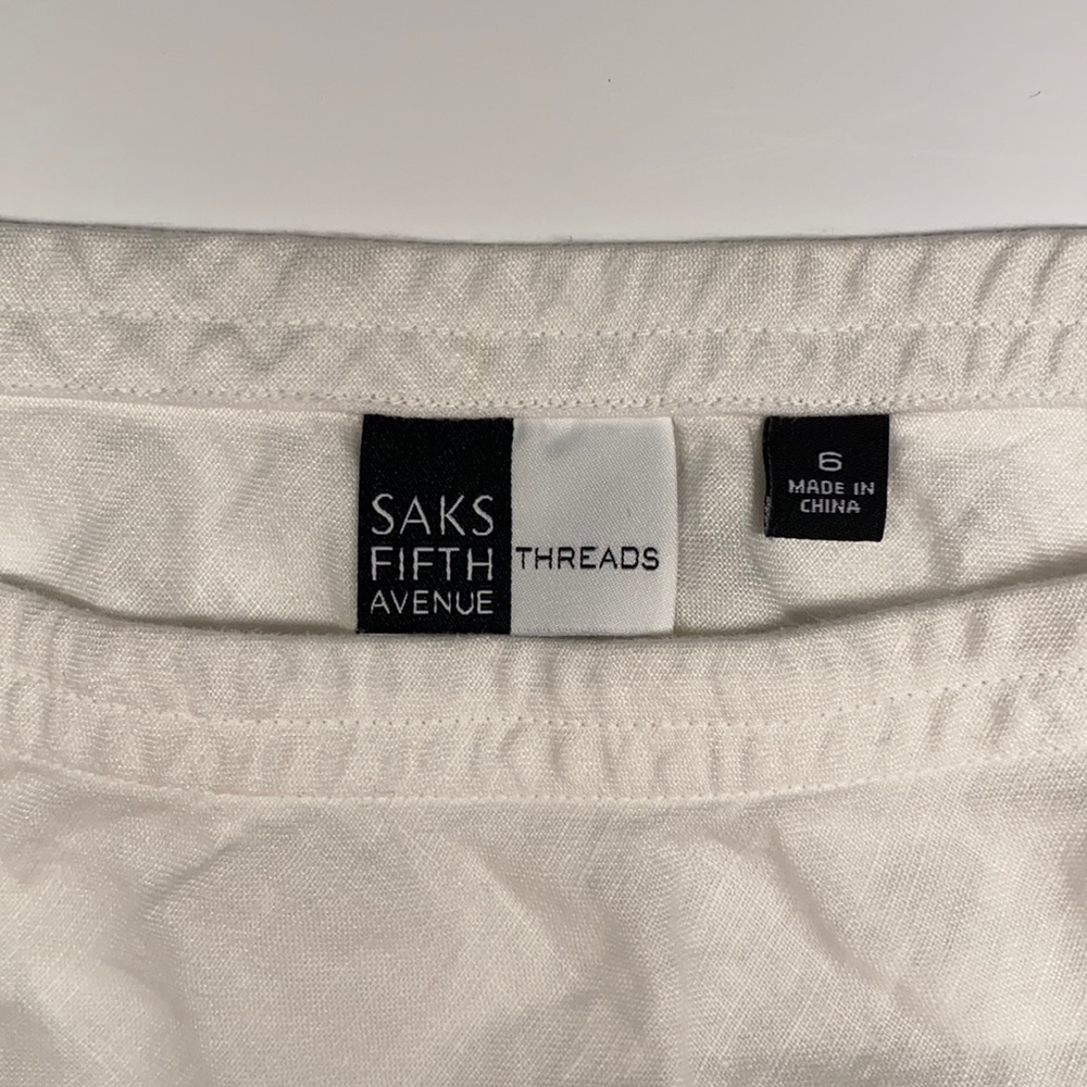 Saks Fifth Avenue | 100% Maxi Linen Skirt